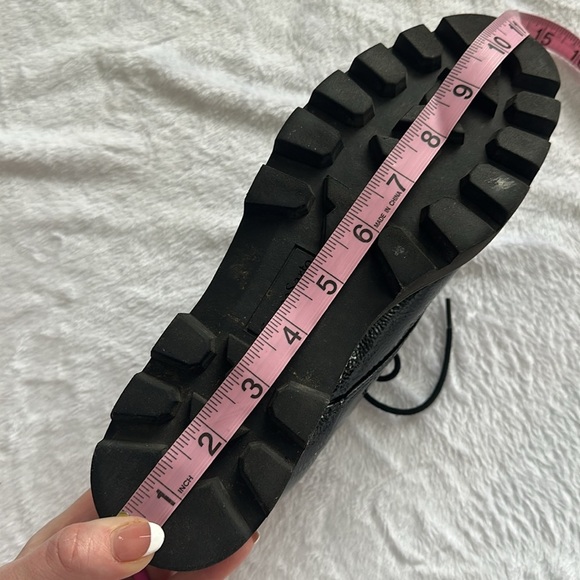 Franco Sarto Balin Oxford Loafer‎ Minimalist Black Patten Leather Women’s 8.5 - Picture 10 of 10